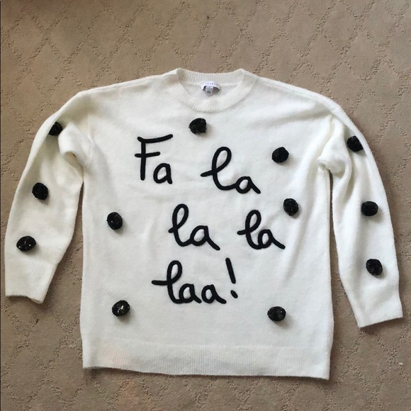 Christmas Fa La La La Jumper Sweater 